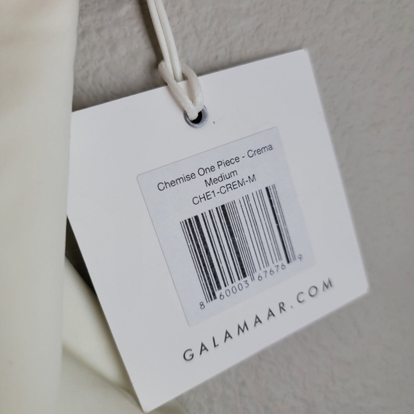 Galamaar Chemise One Piece in Crema size M NWT - Picture 6 of 10